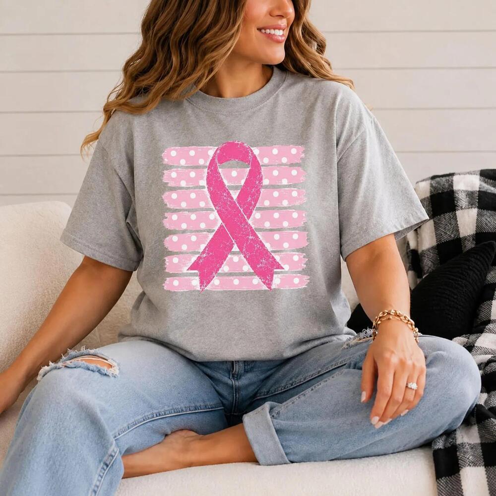 Awareness Shirt, Ribbon Graphic Tee, Survivor Gift Tshirt